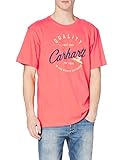 Carhartt Mens Southern Graphic T-Shirt, Hot Coral, L