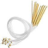 12 stück tunesische Bambus afghanische häkelnadel Set, Afghan carbonized häkelnadeln, Extended crochets Hook