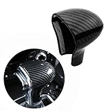 Schaltknaufabdeckung für Audi A4 A5 A6 S6 A7 S7 Q5 Q7 Innenumrüstung (ABS Kohlefaser Plaid)