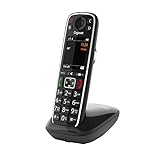 Gigaset E720 - Schnurloses Premium Seniorentelefon - sprechende Wähltasten - Nummernansage & Namensansage - Direkte Anrufübertragung per Bluetooth 4.2 - Automatische Lautstärkeanpassung, schw