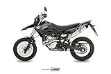 MIVV-Auspuff YAMAHA WR 125 R/X Bj.ab 2009 (OVAL,Edelstahl / Carbon-cap,Motorrad)