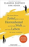 Von einem kleinen Zettel, der in einem Herrenhemd um die halbe Welt reiste und unser Leben für immer veränderte: Eine wahre Freundschaftsg