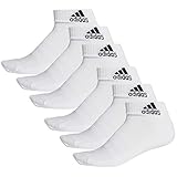 adidas 6 Paar Performance Sneaker / Quarter Socken Unisex Kurzsocke , Farbe:White, Socken & Strümpfe:37-39