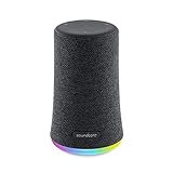 Soundcore Flare Mini Bluetooth Lautsprecher, für Draußen, IPX7 Wasserschutzklasse, LED Lichteffekte, 360° Rundum-Sound, BassUpTM Technologie, ideal für Party, Garten, Urlaub (Generalüberholt)