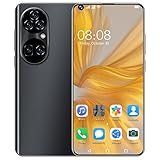 P50Pro+ Smartphone ohne vertrag, Android 11.0 Handy mit 4GB + 64GB, 7.3 Zoll FHD Display, 32MP+50MP Kamera, 6800mAh großer Akuu, S