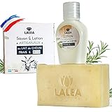 Naturseife, Anti Akne, Natürlicher Salicylsäure Seife, Ziegenmilchseife Und Lotion, Handgemacht, Peeling Gesicht, Beauty geschenk set Feste Gesichtsreinigung, Geschenk ideen Für Frauen & M