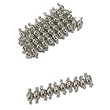 Ecloud Shop 50X Magnetverschluss Magnet Verschluss Kettenverschluss C