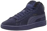 PUMA Unisex Smash V2 Mid WTR Hohe Sneaker, Blau (Peacoat Black Peacoat), 39 EU