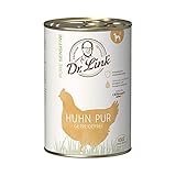 Dr. Link® Pure Sensitive 6x400g Premium-Nassfutter für Hunde: Huhn pur | getreidefrei | 100% Sing