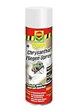 COMPO Chrysanthol Fliegen-Spray, Insektenspray gegen Fliegen, Mücken, Motten u.a. Ungeziefer, 500