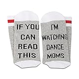 JTOUK Lustige Socken mit Aufschrift 'If You Can Read This I'm Watching Dance Reality Show', inspiriert von der TV-Serie, Watching Dance Mom EU, Einheitsgröß