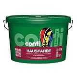 Conti® Hausfarbe - Seidenmatte, Reinacrylat-Universalfarbe für den Außenbereich 1 L