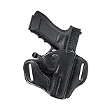 Bianchi 82 Gürtelholster, Leder/schwarz, Links, Walther P99/P99C/P99Q/PPQ, 50mm Gü