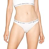Tommy Hilfiger Damen Panties Cotton bikini iconic, Weiß (WHITE 100), Gr. LG