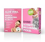 200g Capillum AMOVE Aloe Vera (Geruchlos) Premium Intim & Körper Enthaarungscreme als Pulver ohne Schmerzen und Reizungen für glatte H
