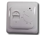 SM-PC®, Thermostat Fußbodenheizung Elektroheizung Unterputz weiß mit externem 3m Temperaturfühler #889