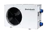 Steinbach Wärmepumpe Waterpower 8500, R32, Heizleistung 8,5 kW, Kühlleistung 6,0 kW, Anschluss 230 V / 1,45 kW, Schallleistung dB(a) 50, Wasseranschluss Ø 50 mm, Titan Wärmetauscher, 049207