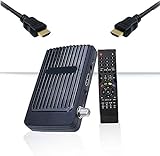 Tevsan 6000 Mini Sat Receiver -DVB S/S2 Satelliten Receiver ✓Full HD ✓1080 P ✓HDMI ✓2 x USB 2.0 ✓HDTV [Digital Satelliten Receiver] 🛰️{Astra Hotbird Türksat }🛰️-Schw
