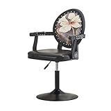 FCYIXIA Stühle Lounge Stuhl, Schwenker-Akzent-Stuhl, Höhenverstellbarkeit Moderne for Lounge, Pub, B