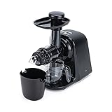 Wilfa JUICEMASTER FRESH Slow Juicer Entsafter – kompakt und leistungsstark, geräuschloser Betrieb, schw