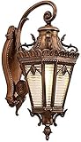 Außenwandleuchte Wandlaterne Europäische traditionelle traditionelle victoria vintage outdoor wall lampe wasserdichtes regenes aluminium metall außen retro wand licht glas laterne außenwand porch w