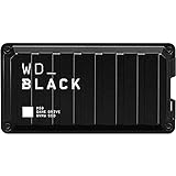 WD_BLACK P50 Game Drive SSD 1 TB externe SSD (SuperSpeed USB 3.2 Gen 2x2, stoßfest, Lesegeschwindigkeiten bis 2000 MB/s) Schwarz - auch kompatibel mit PC, Xbox und PS5