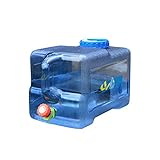 starte 22L Wasserkanister Tragbarer Eimer Auto Wasserbehälter Mit Hahn BPA-frei Kunststoff Verdickt Platz Camping Wassertank Für Outdoor Reise Kampierendes Nach Hause Trinkender Speicher-E
