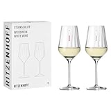 RITZENHOFF 3671001 Sternschliff #1 Weißweinglas-Set, Glas, 380