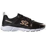 Salming Damen Laufschuhe EnRoute2 schwarz/gold AH 2019, Schwarz - Schwarz - Größe: 39 EU