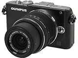 Olympus Pen E-PL3 14-42mm 12.3 MP Mirrorless Digital Camera with CMOS Sensor and 3X Optical Zoom (Black)(US Version, importiert)