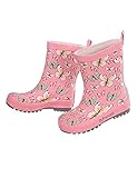 maximo Gummistiefel Schmetterling matt, Reflex 3M, Bedruckt 31 pink R