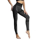 Litthing Fitnessanzug Damen Sportanzüge Sportswear 2er-Set BH und Leggings Nahtlose Jogginganzug Hosen Leggings Hoher Taille Gym Joggen Enge Sportanzüge Yoga O