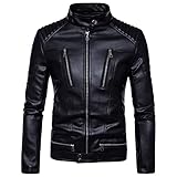 Motorradjacke Herren Casual Fashion Reißverschluss Winddicht Wasserdicht Herren Langarm Herbst Und Winter All-Match Neue Herren Jack