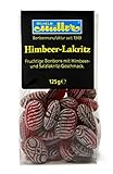 Himbeer-Lakritz, fruchtige Bonbons mit Himbeer- und Salzlakritz-Geschmack (1 Tüte)