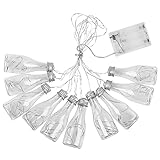 JUnYuKj Drift Bottle Light String Confession Light String Kupferdraht Licht Exquisit und Langlebig Geeignet für Outdoor Garten Dek