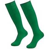 3STREET Unisex Knie High Solid Sport Tube Kompression Fußball Socken 2/6/10 