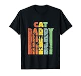 Herren Beste Katze Daddys Kätzchen Papa Der Catfather Cat Daddy T-S