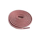 Schnürsenkel Multi Color Zwei tonte Shoestring Farbige Kinder-Sport-Schuh-Spitze-Runde Seil Bootlace, 34 Dark Red Gray, 120