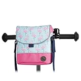 BambinIWelt Lenkertasche für Roller und Fahrrad, Fahrradtasche für Kinder, wasserabweisend, mit Schultergurt, für alle Puky Räder und Roller (Modell 25)