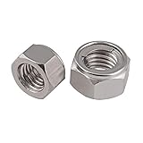 Sha-li 10st eine Menge Kontermuttern M3 M4 M5 M6 M8 M10 DIN980 304 Edelstahl Prevaillng Rorque Typ, Metall Sicherungsmuttern Li-s (Size : M12 (5PCS a Lot))