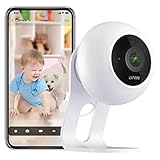 Winees 1080P Babyphone mit Kamera, Ip Kamera Überwachungskamera, WLAN Innen Haustier Kamera Phone App 2-Wege-Audio Nachtsicht, Kompatibel Mit Alexa Google H