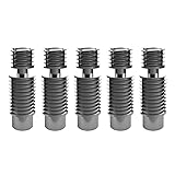 Lufix All-Metal Heatbreak 1.75mm Set für 3D Drucker Extruder - E3D V6 Hotend kompatibel passend für viele Düsen- und Heizblock-Formate J-Head PTFE Bow
