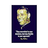 Leinwand-Poster mit berühmten Zitaten von Tony Robbins 2, Schlafzimmer, Dekoration, Sport, Landschaft, Büro, Raumdekoration, Geschenk, ungerahmt, 60 x 90