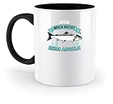 Stör Mich Nicht - Angeln Angler Fischen Angel Geschenk Cool Lustig-e-r Spruch Geburtstag - Zweifarbige Tasse -330ml-Schw