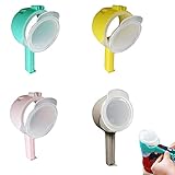 Lrxinki Clips Für Tüten 4 Teilig, Kunststoff Verschlussclips Für Beutel, Verschlussklammern Lebensmittel Verschluss Clips Verschlussklammer Für Die Aufbewahrung Von Lebensmitteln Snacks (B)