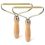 Elinala BOROMI Portable Lint Remover, Lint Roller, 2PCS Metal Reusable Portable Clothing Fuzz Shaver for Removing Fluff from Clothing and F