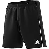 adidas Herren Fußballshorts Kurze Training Core 18, Weiß Schwarz, 3XL, CE9031