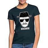 Spreadshirt Breaking Bad Heisenberg Skizze Zeichnung Frauen T-Shirt, XXL, Navy