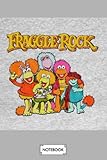 Vintage Fraggle Rock Fraggle Rock Show Notebook: Lined College Ruled Paper,6x9 120 Pages,journal,matte Finish Cover,diary,p