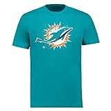 Fanatics NFL Football T-Shirt Miami Dolphins Splatter Logo (XXL)
